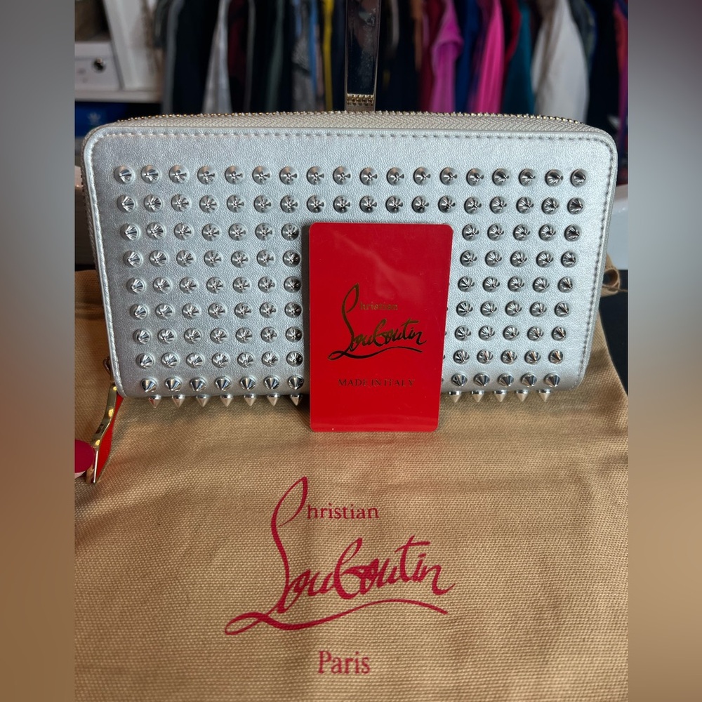 Authentic Christian Louboutin zip wallet